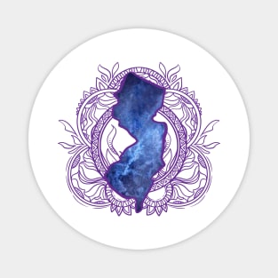 New Jersey Mandala Magnet